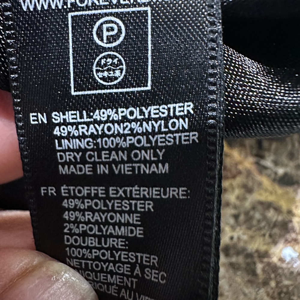 Fox Black Nylon-Polyester Jacket - image 4